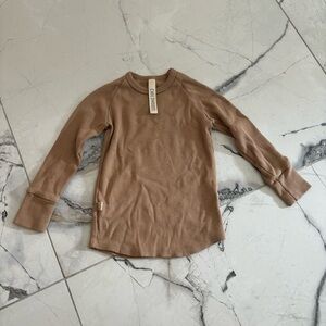 Ribbed Tan Top by Childhoods